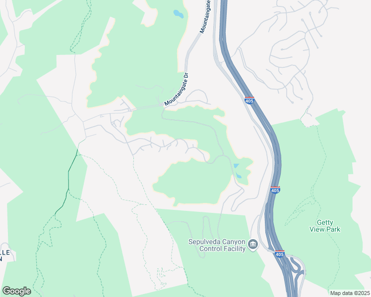 map of restaurants, bars, coffee shops, grocery stores, and more near 2089 Sunrise Hill Drive in Los Angeles