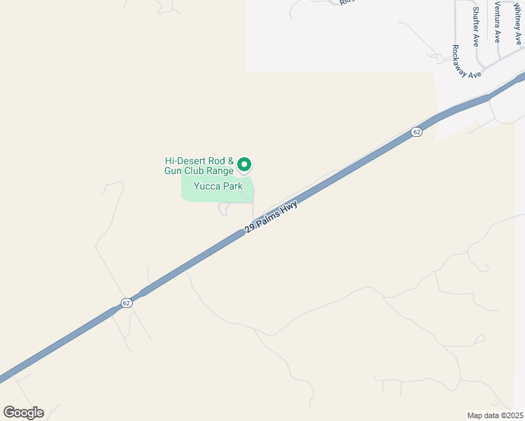 map of restaurants, bars, coffee shops, grocery stores, and more near 8179 Yucca Park Road in Morongo Valley