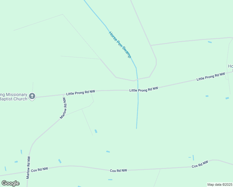 map of restaurants, bars, coffee shops, grocery stores, and more near 4879 Little Prong Road Northwest in Ash