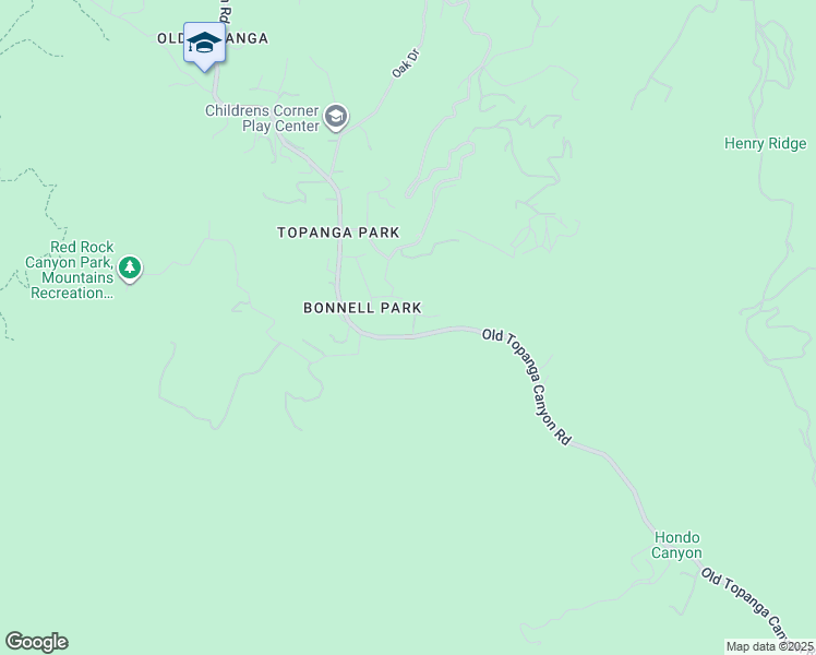 map of restaurants, bars, coffee shops, grocery stores, and more near 1200 Old Topanga Canyon Road in Los Angeles County