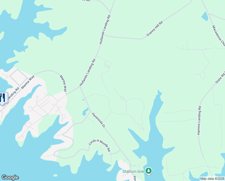 map of restaurants, bars, coffee shops, grocery stores, and more near in Lake Murray Shores