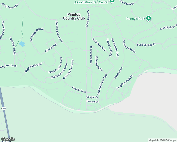 map of restaurants, bars, coffee shops, grocery stores, and more near 4016 Bridle Path Loop in Navajo County