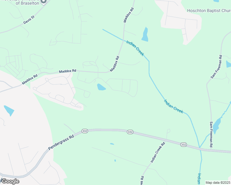 map of restaurants, bars, coffee shops, grocery stores, and more near 428 Winding Rose Drive in Hoschton