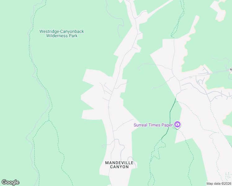 map of restaurants, bars, coffee shops, grocery stores, and more near 3376 Mandeville Canyon Road in Los Angeles