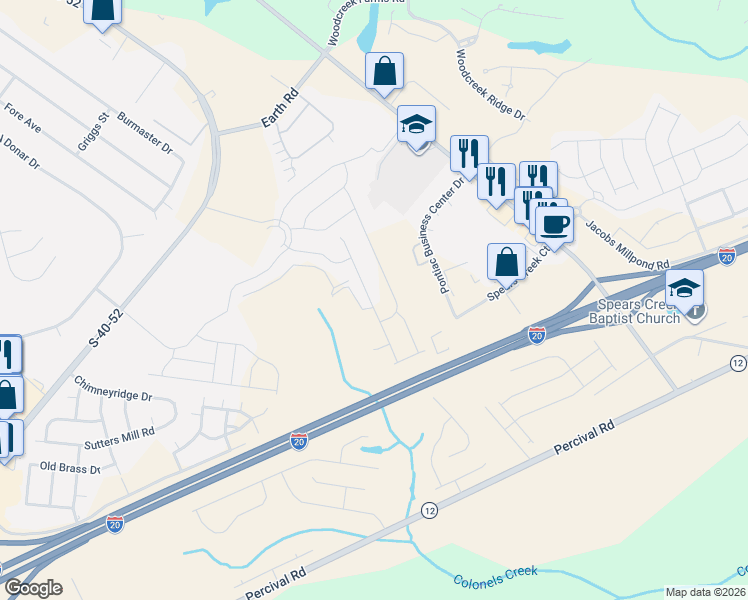 map of restaurants, bars, coffee shops, grocery stores, and more near 166 Pontiac Business Center Drive in Elgin