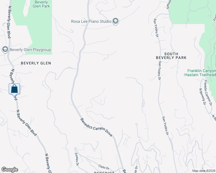 map of restaurants, bars, coffee shops, grocery stores, and more near 1756 Clear View Drive in Beverly Hills