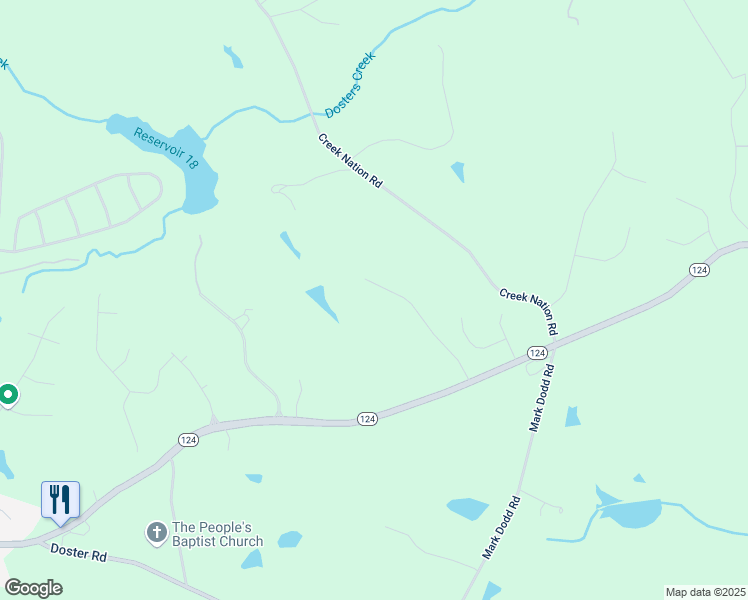 map of restaurants, bars, coffee shops, grocery stores, and more near 342 Jones Road in Jefferson