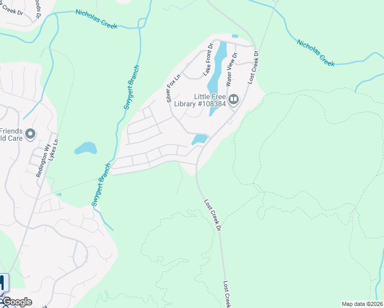map of restaurants, bars, coffee shops, grocery stores, and more near 104 Patio Place in Columbia