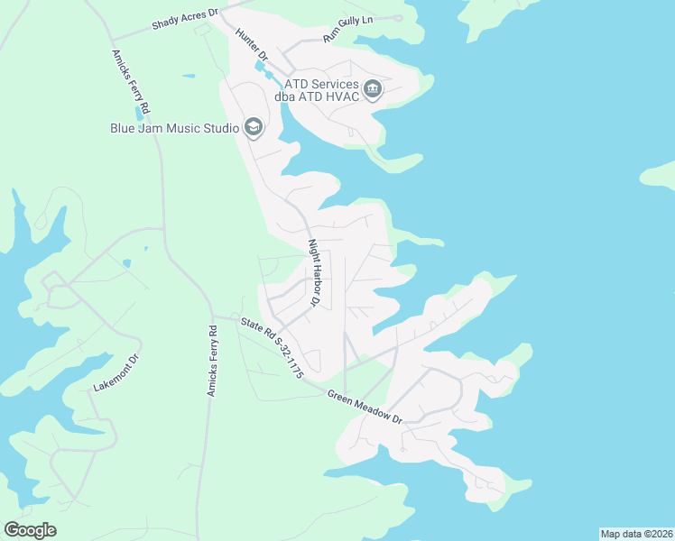 map of restaurants, bars, coffee shops, grocery stores, and more near 204 Night Harbor Drive in Chapin