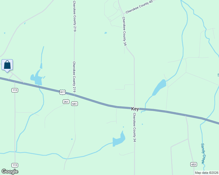 map of restaurants, bars, coffee shops, grocery stores, and more near 4033 County Road 34 in Centre