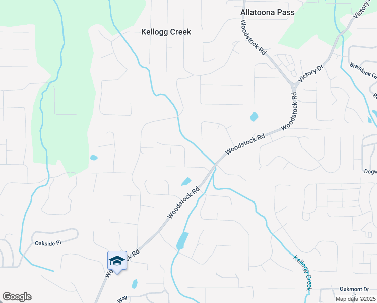 map of restaurants, bars, coffee shops, grocery stores, and more near 208 Julia Lynn Lane in Acworth
