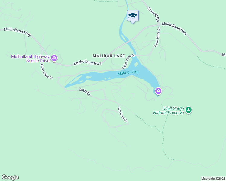 map of restaurants, bars, coffee shops, grocery stores, and more near 1988 Lookout Drive in Agoura Hills