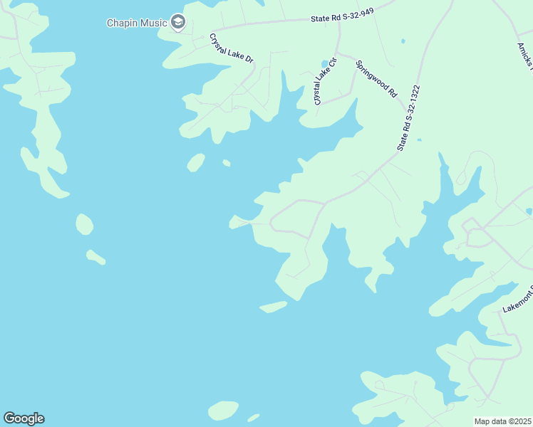 map of restaurants, bars, coffee shops, grocery stores, and more near 147 Emerald Shores Circle in Chapin