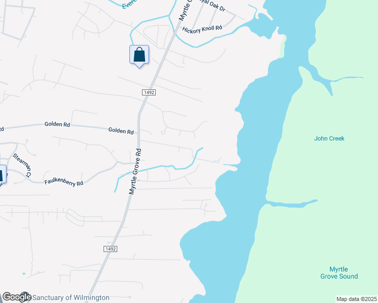 map of restaurants, bars, coffee shops, grocery stores, and more near 220 Patalanda Road in Wilmington
