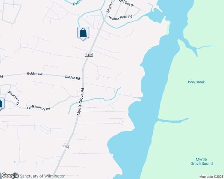 map of restaurants, bars, coffee shops, grocery stores, and more near 220 Patalanda Road in Wilmington