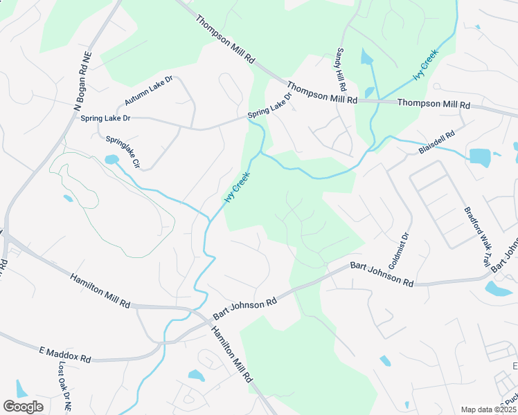 map of restaurants, bars, coffee shops, grocery stores, and more near 2945 Ashbyrn Court Northeast in Buford