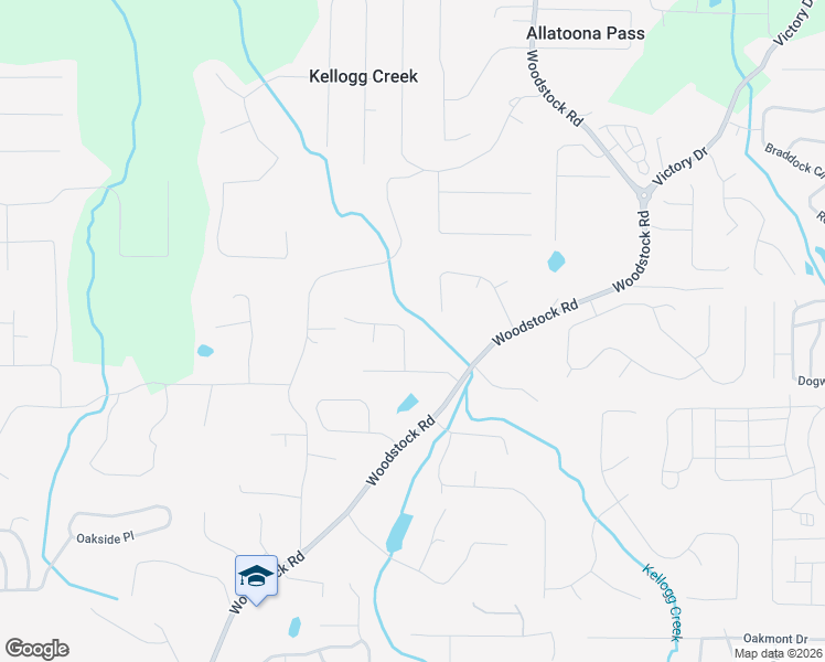 map of restaurants, bars, coffee shops, grocery stores, and more near 210 Julia Lynn Lane in Acworth