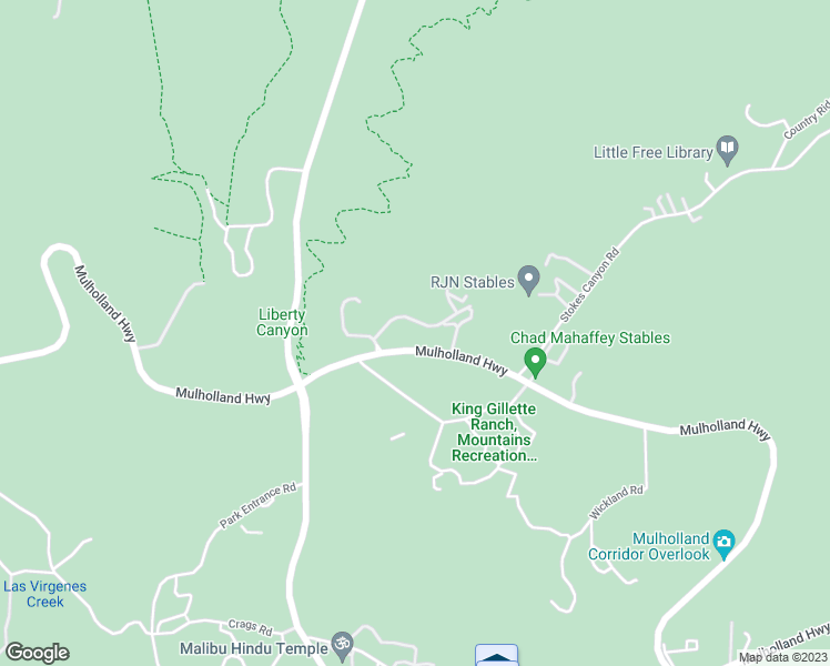 map of restaurants, bars, coffee shops, grocery stores, and more near 26719 Mulholland Highway in Calabasas