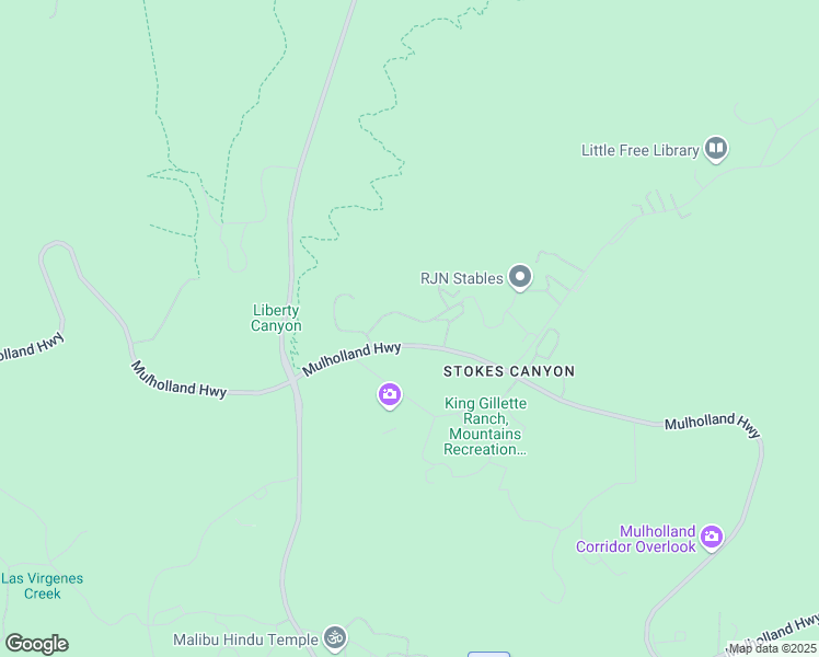 map of restaurants, bars, coffee shops, grocery stores, and more near 26719 Mulholland Highway in Calabasas