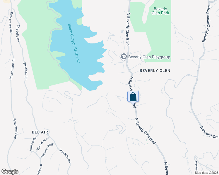 map of restaurants, bars, coffee shops, grocery stores, and more near 1938 North Rial Lane in Los Angeles