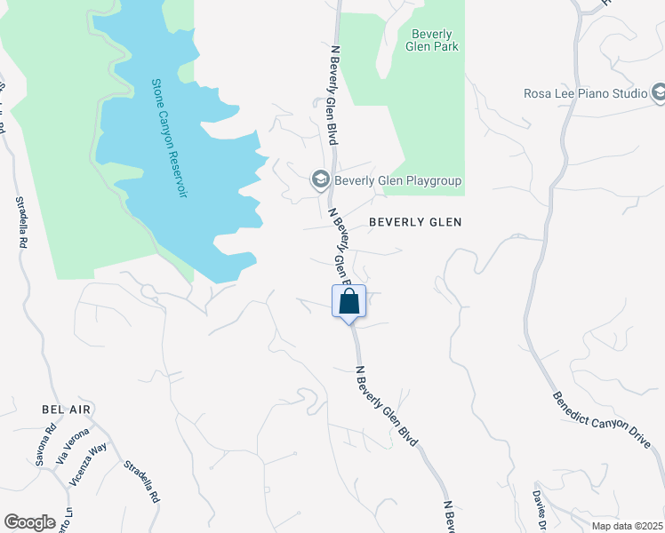 map of restaurants, bars, coffee shops, grocery stores, and more near 10410 Quito Lane in Los Angeles