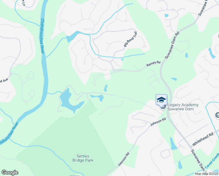 map of restaurants, bars, coffee shops, grocery stores, and more near 5745 Kennedy Road in Buford