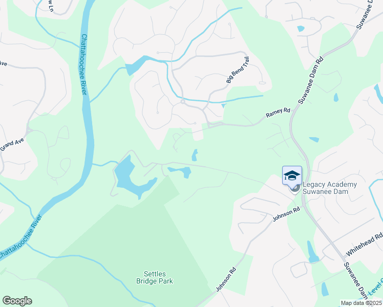 map of restaurants, bars, coffee shops, grocery stores, and more near 5775 Kennedy Road in Buford