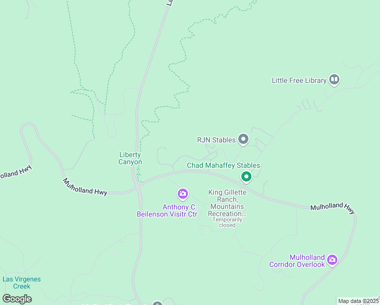 map of restaurants, bars, coffee shops, grocery stores, and more near 26773 Mulholland Highway in Calabasas
