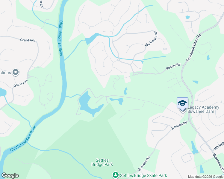 map of restaurants, bars, coffee shops, grocery stores, and more near 5837-5873 Kennedy Rd in Suwanee
