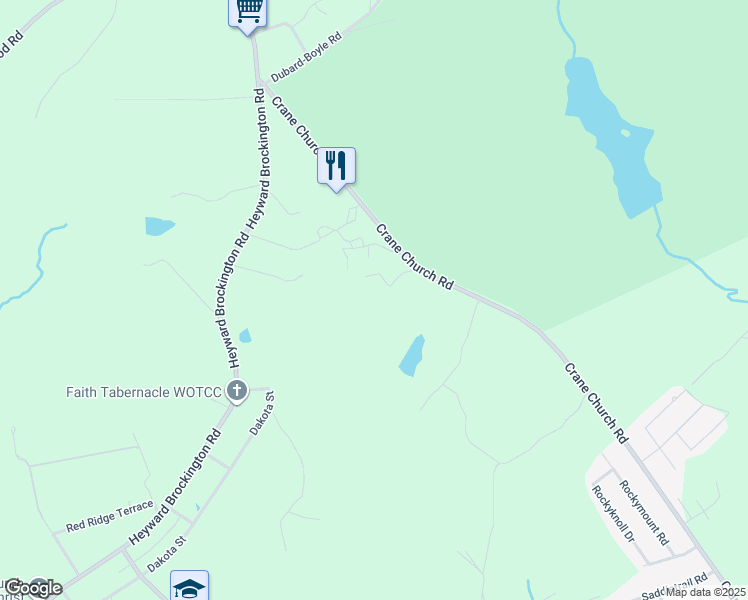 map of restaurants, bars, coffee shops, grocery stores, and more near 1336 Corley Ford Road in Columbia