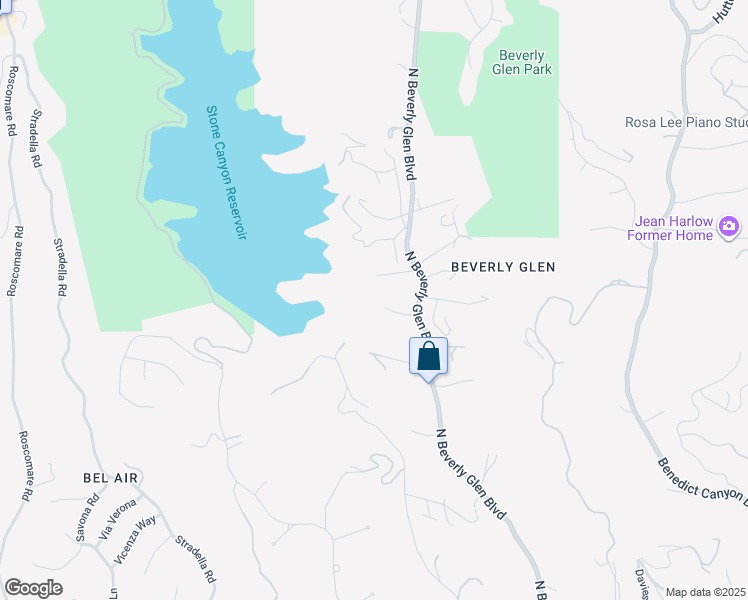 map of restaurants, bars, coffee shops, grocery stores, and more near 10463 Quito Lane in Los Angeles