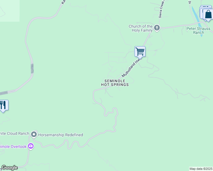 map of restaurants, bars, coffee shops, grocery stores, and more near 30473 Mulholland Highway in Agoura Hills