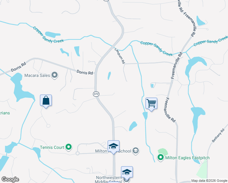 map of restaurants, bars, coffee shops, grocery stores, and more near 13335 Birmingham Highway in Alpharetta