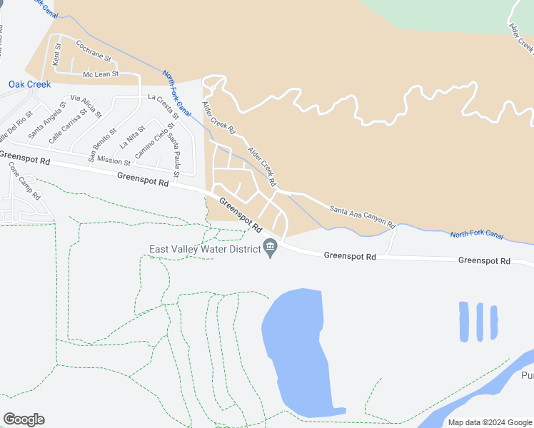 map of restaurants, bars, coffee shops, grocery stores, and more near 8002 Sorrento Way in Highland