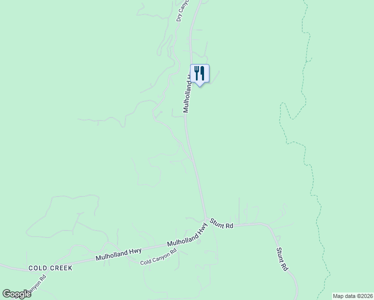 map of restaurants, bars, coffee shops, grocery stores, and more near 24664 Dry Canyon Cold Creek Road in Calabasas
