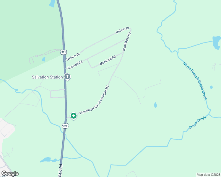 map of restaurants, bars, coffee shops, grocery stores, and more near 1132 Wessinger Road in Columbia