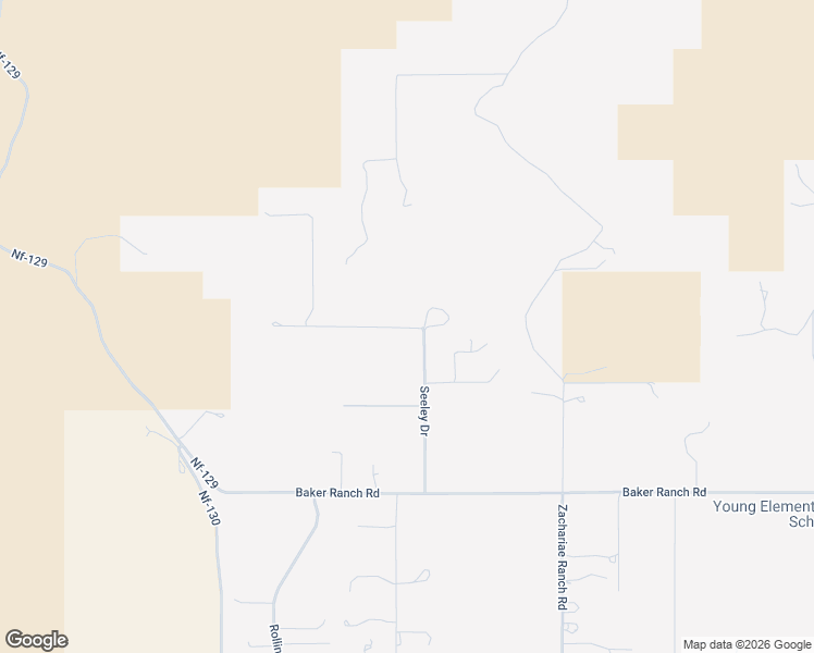map of restaurants, bars, coffee shops, grocery stores, and more near 137 Seeley Drive in Young
