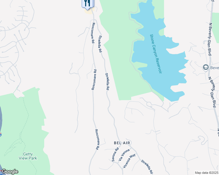 map of restaurants, bars, coffee shops, grocery stores, and more near 2028 Stradella Road in Los Angeles