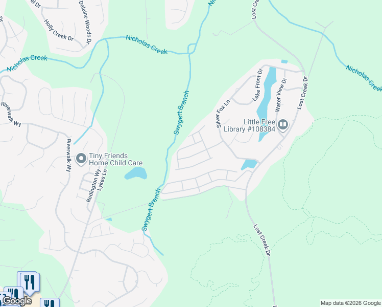 map of restaurants, bars, coffee shops, grocery stores, and more near 214 West Palm Drive in Columbia
