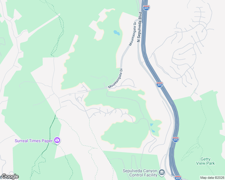 map of restaurants, bars, coffee shops, grocery stores, and more near 12416 Ridge Road in Los Angeles