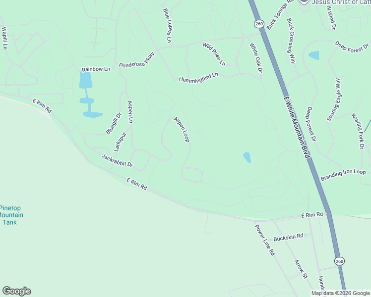 map of restaurants, bars, coffee shops, grocery stores, and more near 3043 Aspen Loop in Pinetop Country Club