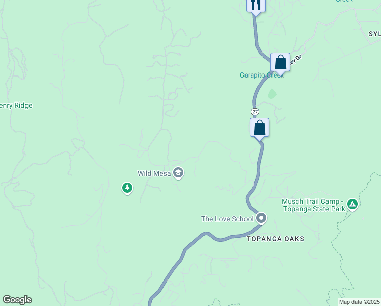 map of restaurants, bars, coffee shops, grocery stores, and more near 21317 Hillside Drive in Los Angeles County