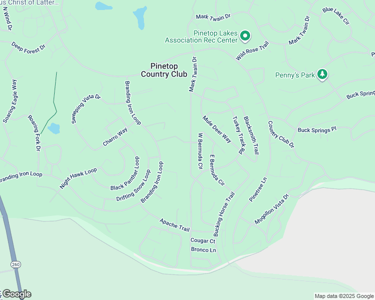 map of restaurants, bars, coffee shops, grocery stores, and more near 3690 Mark Twain Drive in Navajo County