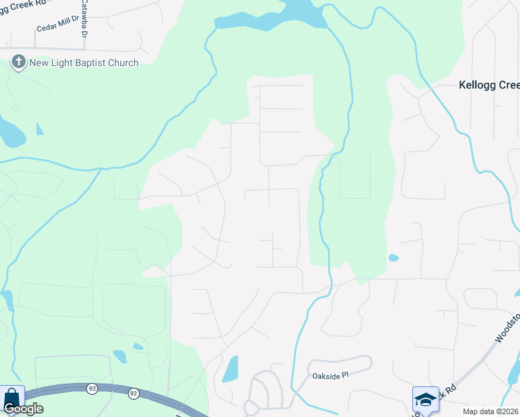 map of restaurants, bars, coffee shops, grocery stores, and more near 103 Westland Court in Acworth