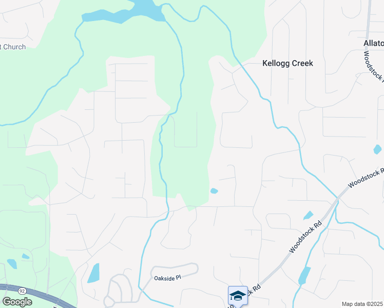 map of restaurants, bars, coffee shops, grocery stores, and more near 2339 Westland Way in Acworth