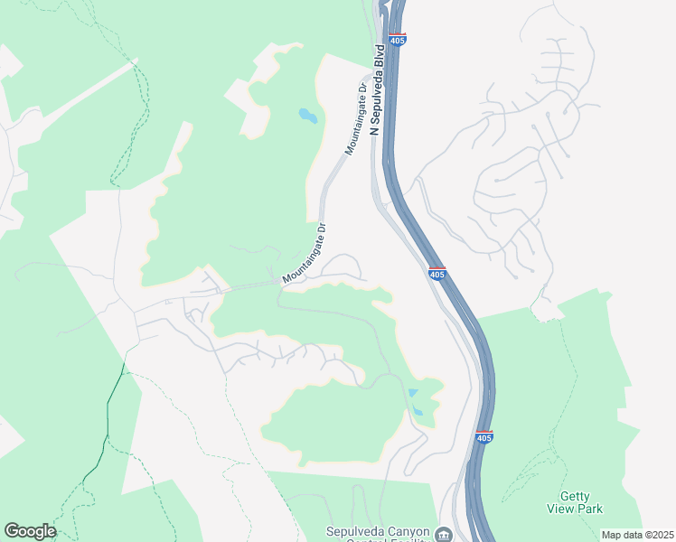map of restaurants, bars, coffee shops, grocery stores, and more near 12303 Ridge Circle in Los Angeles