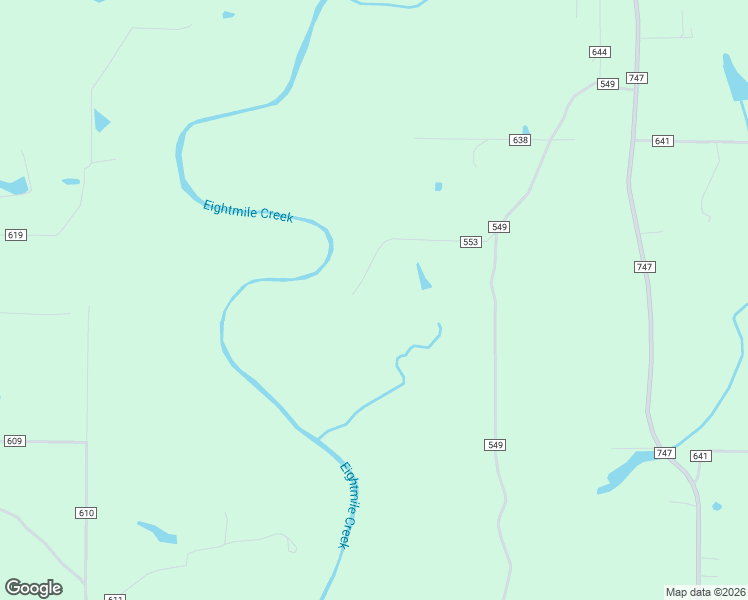 map of restaurants, bars, coffee shops, grocery stores, and more near 445 County Road 553 in Hanceville