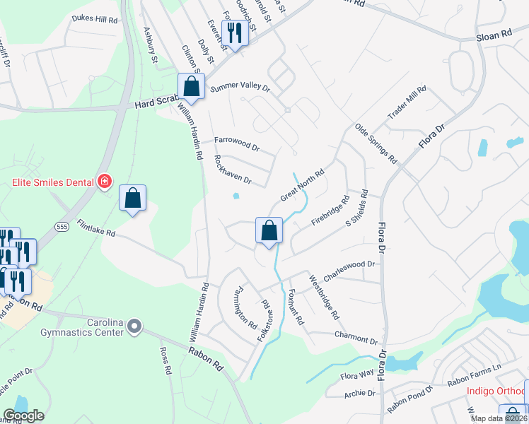 map of restaurants, bars, coffee shops, grocery stores, and more near 213 Great North Road in Columbia