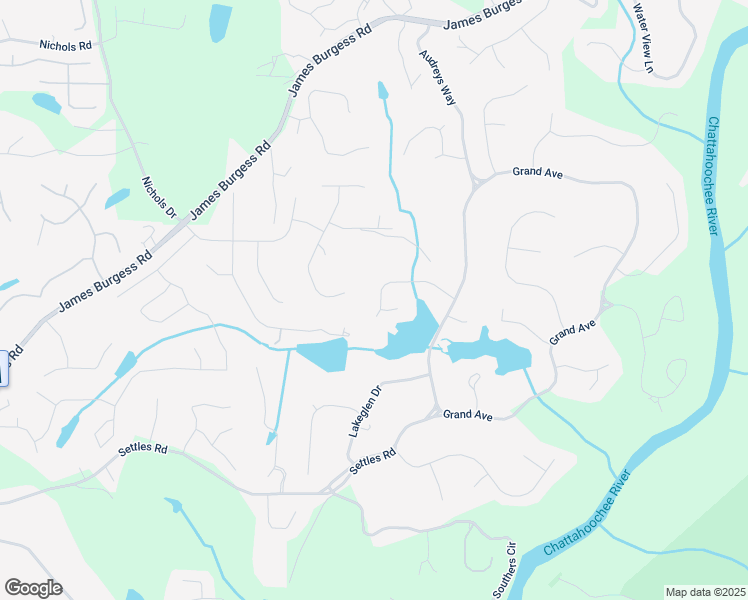 map of restaurants, bars, coffee shops, grocery stores, and more near 434 Watermill Way in Suwanee