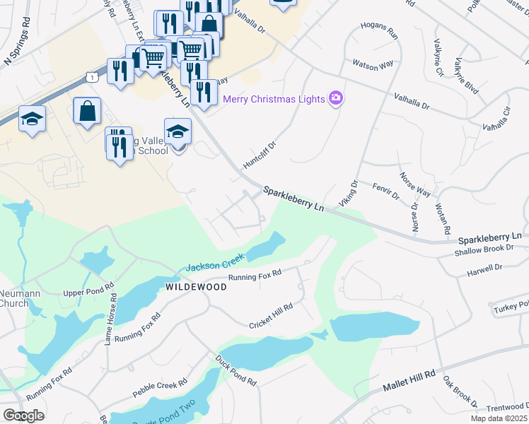 map of restaurants, bars, coffee shops, grocery stores, and more near 83 North Lake Pointe Drive in Columbia